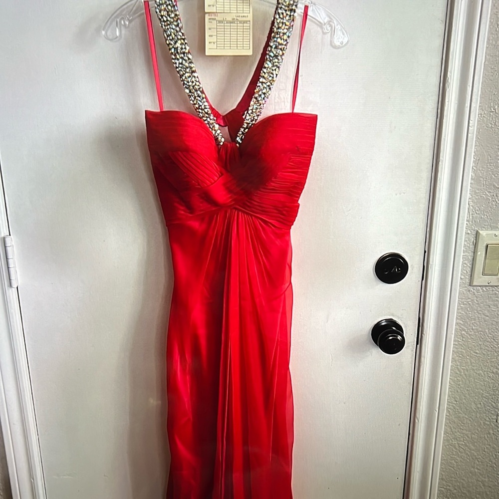 Flown Formal with Sparkly Halter Neck